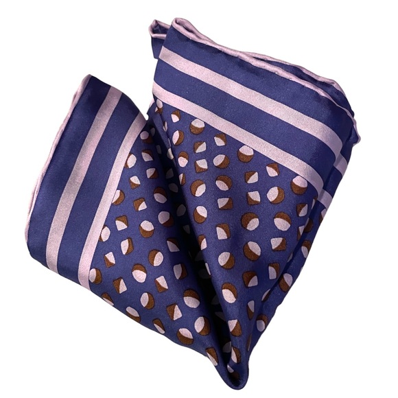 Kate Spade Purple Silk Scarf - Picture 2 of 7